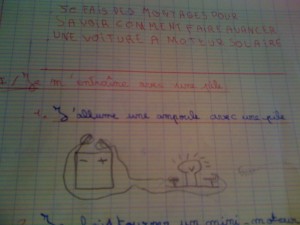 J'allume Une ampoule avec une pile