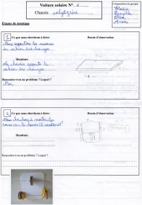 Fiche 1 Etapes de montage Voiture solaire polystyrène