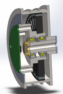 Moteur - Vue en coupe 3D