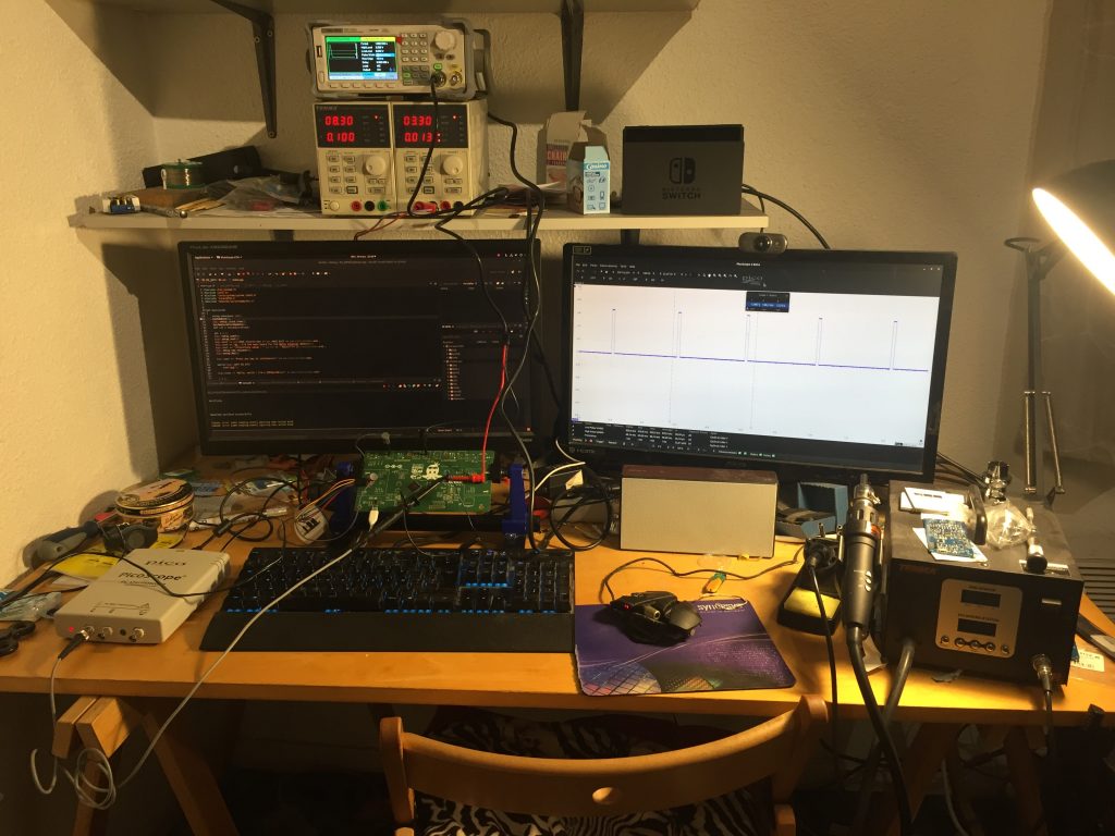 Un bureau encombré