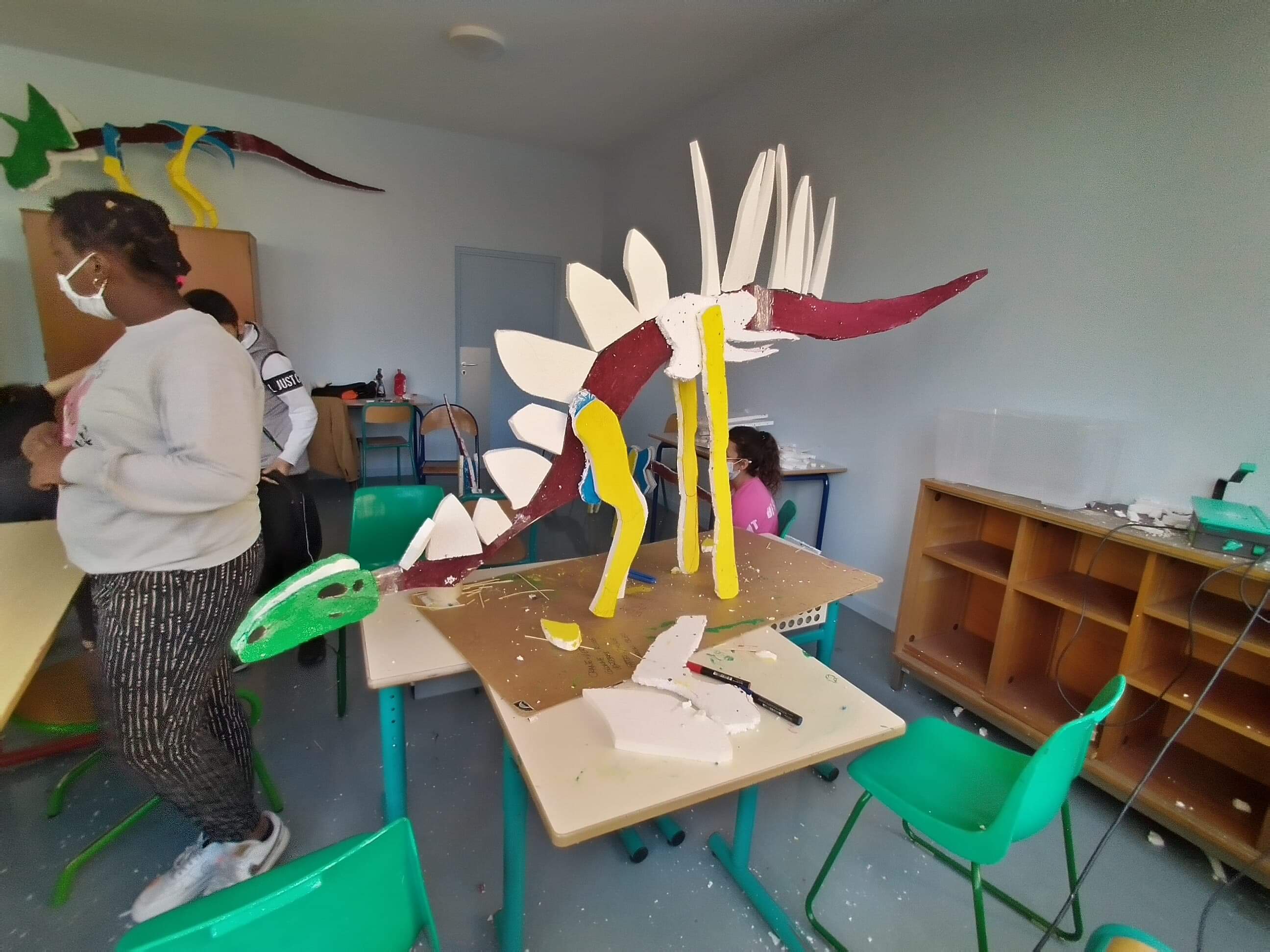 Squelette de dinosaure