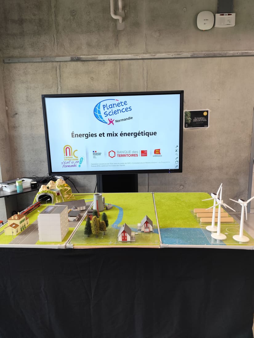 Présentation de la maquette mix énergétique