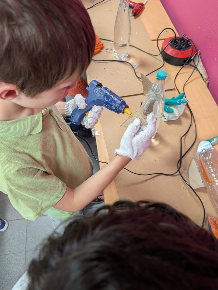 Montage d'un petit robot