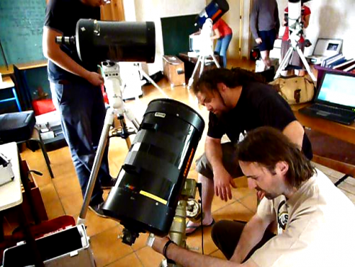 Atelier de découverte des téléscopes