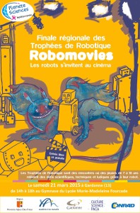 Affiche trophées de robotique 2015