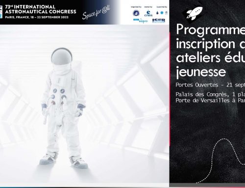 Passionnés par l’espace, venez nous rejoindre le 21 septembre au parc des expo Porte de Versailles à Paris (75)