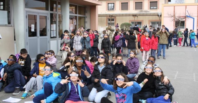 Eclipse partielle totalement couverte par Planète Sciences !
