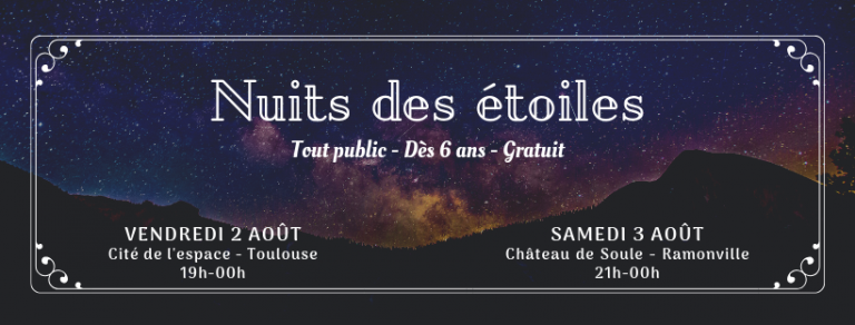 Lire la suite à propos de l’article Nuits des étoiles : observations et animations pour tous